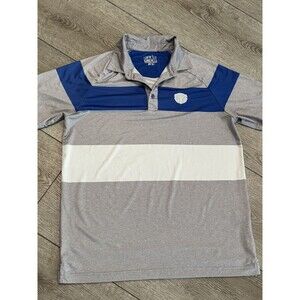 Garb Shirt Boys XL Age 11-12 Blue Performance Junior Golf Polo Medinah